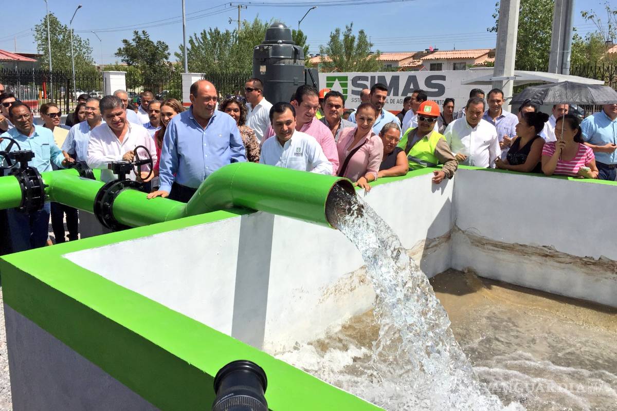Inauguran nuevo pozo de agua potable en Torreón
