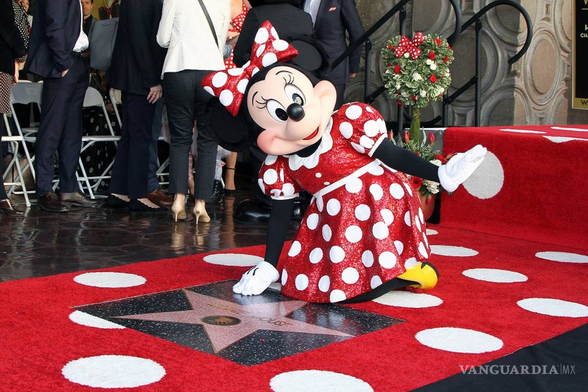 Minnie se prepara para sus 90 años con estrella en el Paseo de la Fama