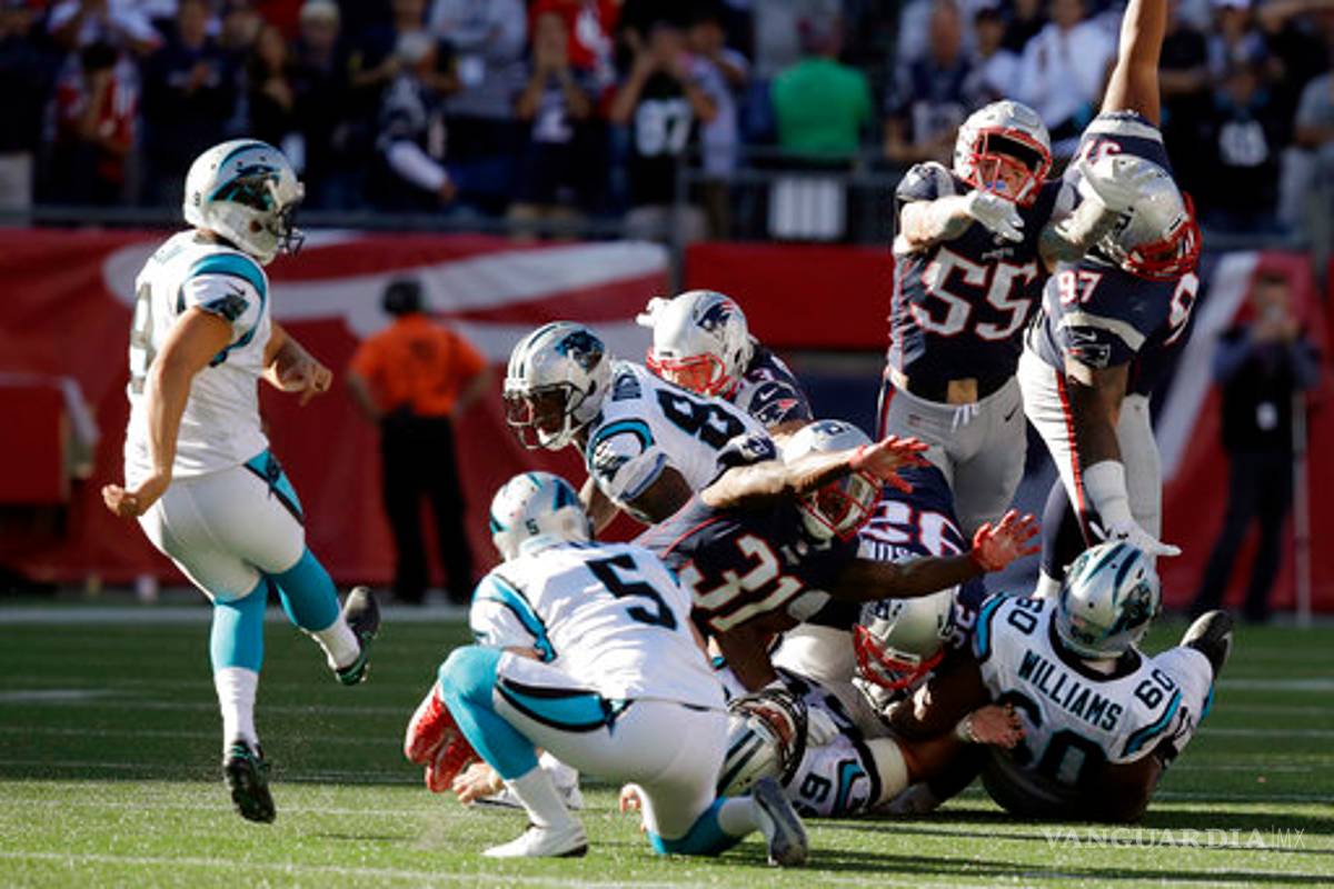 Panthers sorprenden a los Patriots