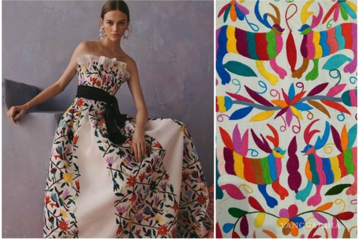 $!Sin dar crédito, Carolina Herrera usa sarape saltillense y México reclama por el plagio