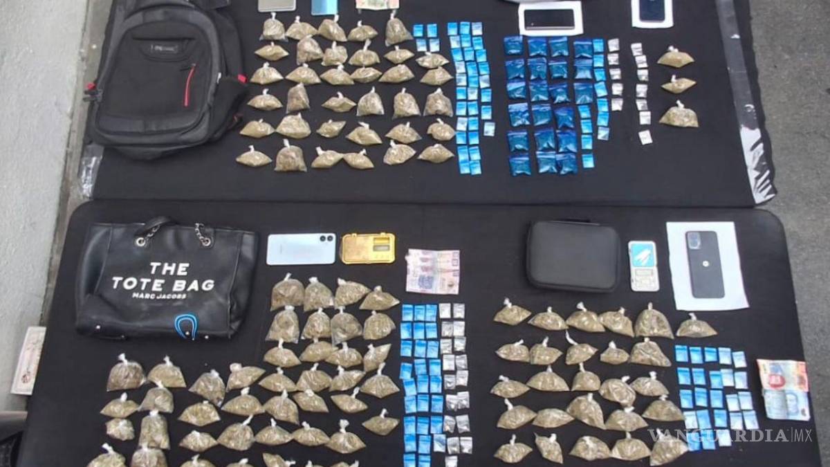 Detienen a cinco de grupo criminal con 200 dosis de droga, en NL