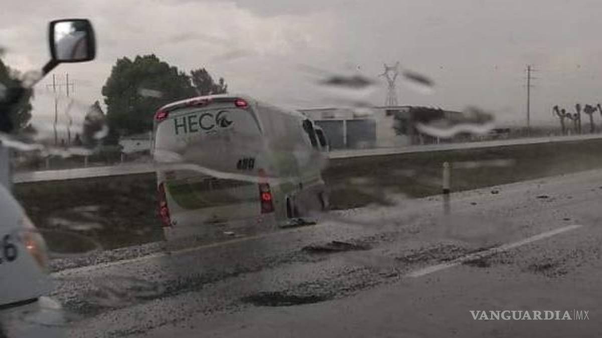 Fallece en el hospital tras accidente carretero en Saltillo