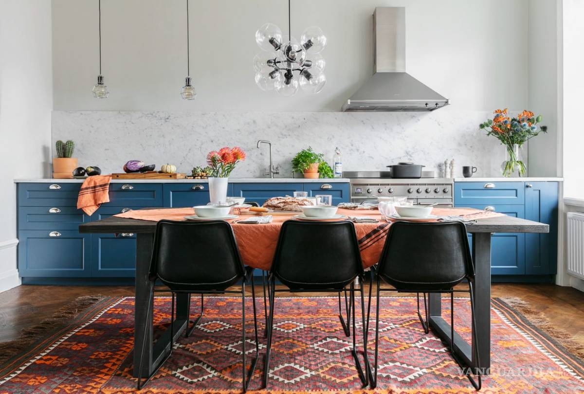$!¡Adiós al blanco! Estos son los colores en tendencia para tu cocina