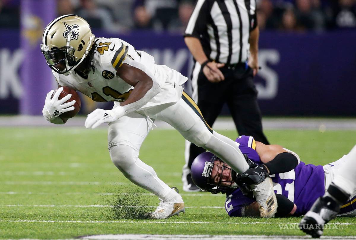 $!Ni tan 'santos', los Saints detienen a la fuerza de los Vikings