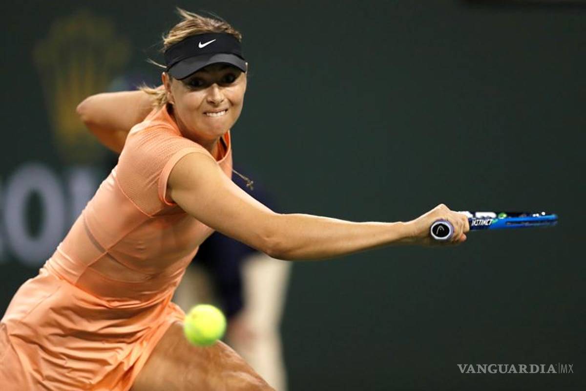 Maria Sharapova es sorprendida en primera ronda y es eliminada de Indian Wells
