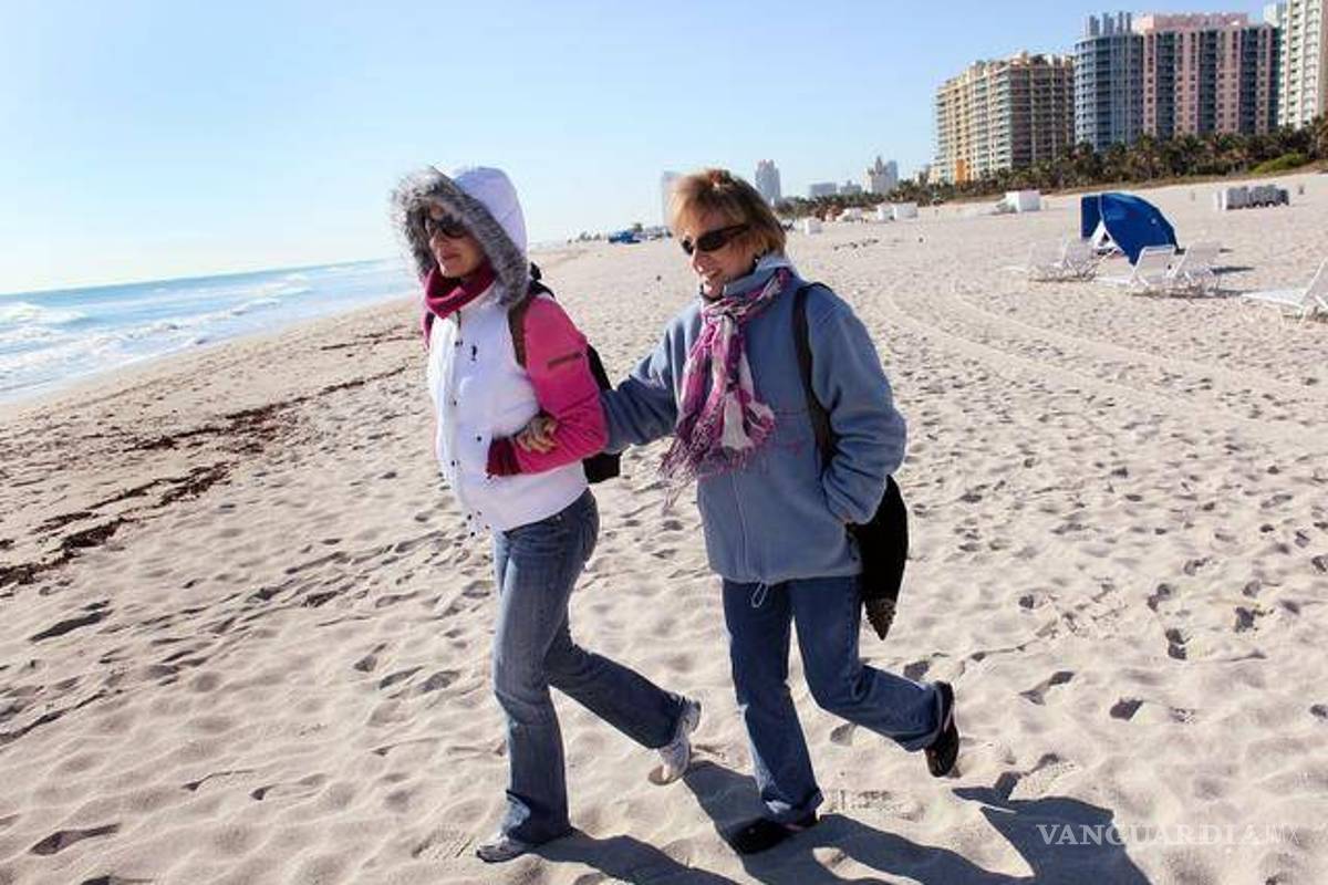 La ola de frío en Estados Unidos llega a Miami con temperaturas entre 5 y 7 grados