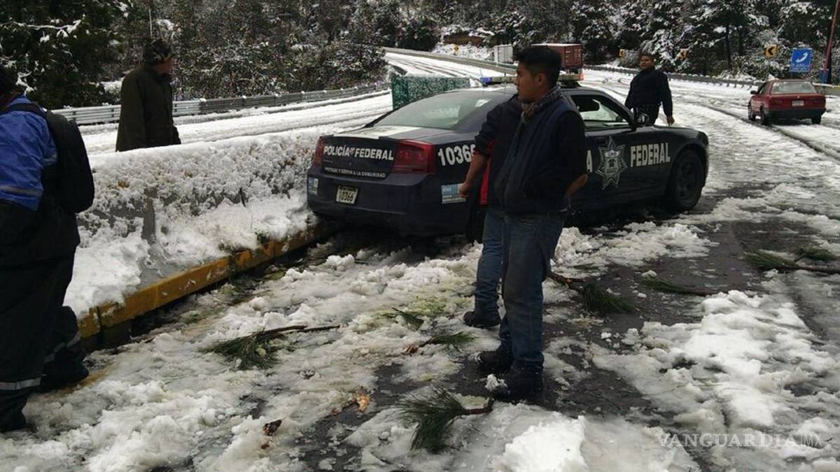 Alerta PF ante pronósticos de nevadas en 4 estados