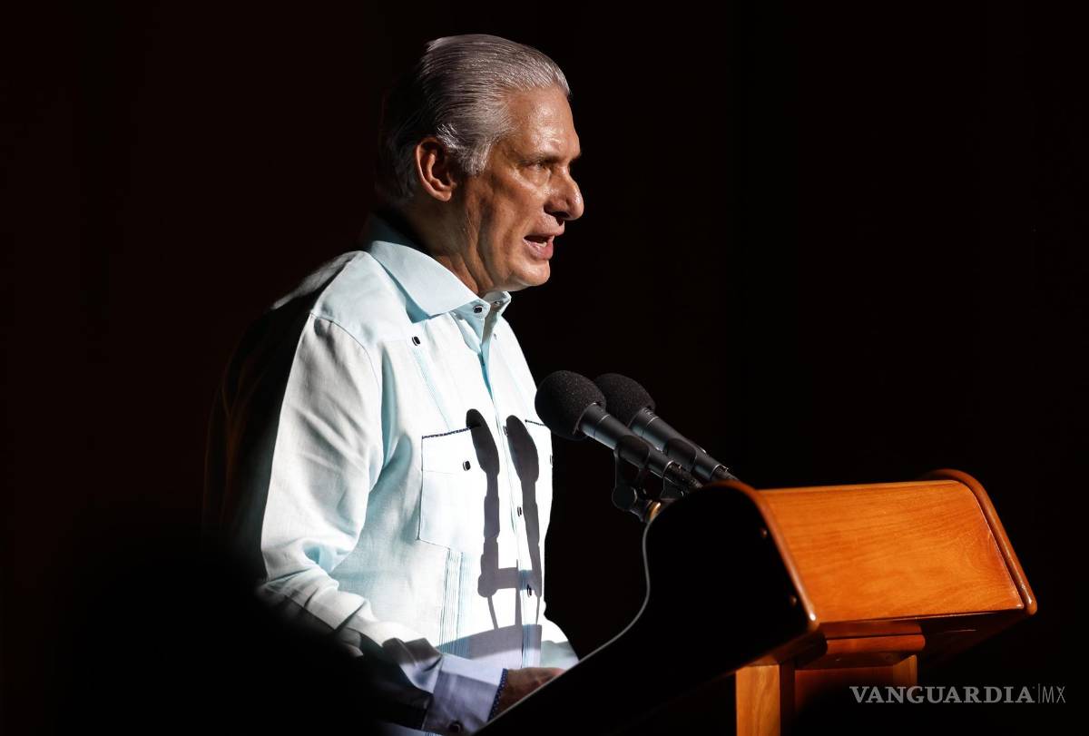 $!El presidente de Cuba, Miguel Díaz-Canel, durante la conmemoración del centenario del natalicio del líder de la Revolución cubana, Fidel Castro.