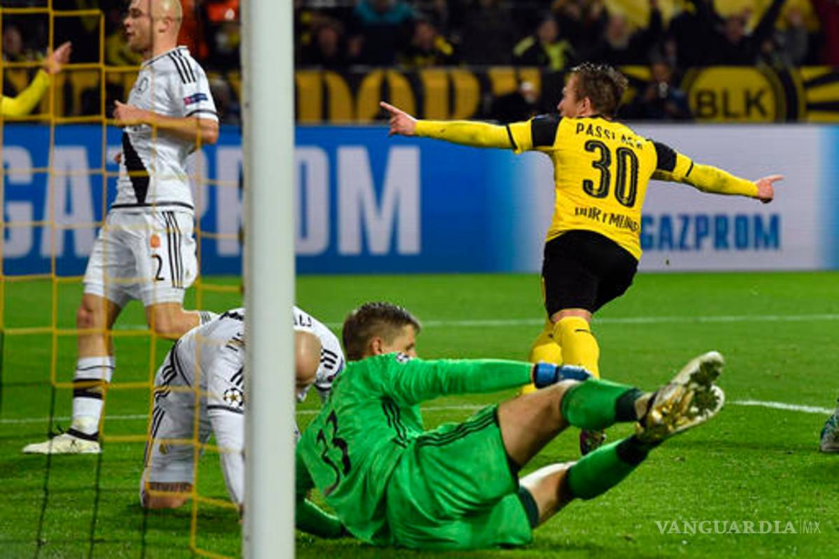 Borussia Dortmund masacra al Legia y hace historia