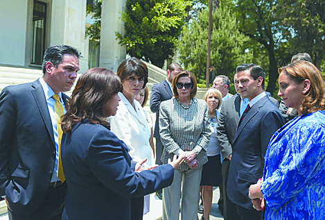 Agradecen congresistas de EU diálogo con Peña