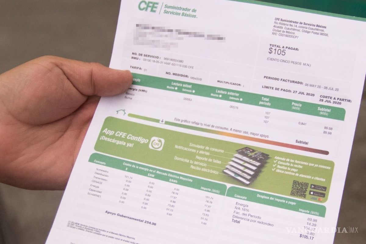 CFE te puede cobrar menos, tienes hasta el 31 de octubre para hacer este cambio en tu recibo