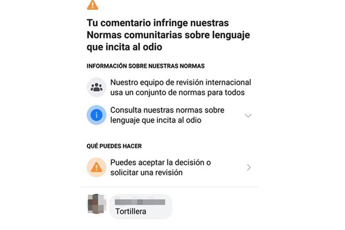 Facebook prohíbe la palabra 'tortillera' por connotación homofóbica