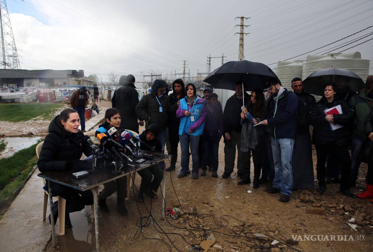 $!El mundo le ha fallado a los refugiados, afirma Angelina Jolie