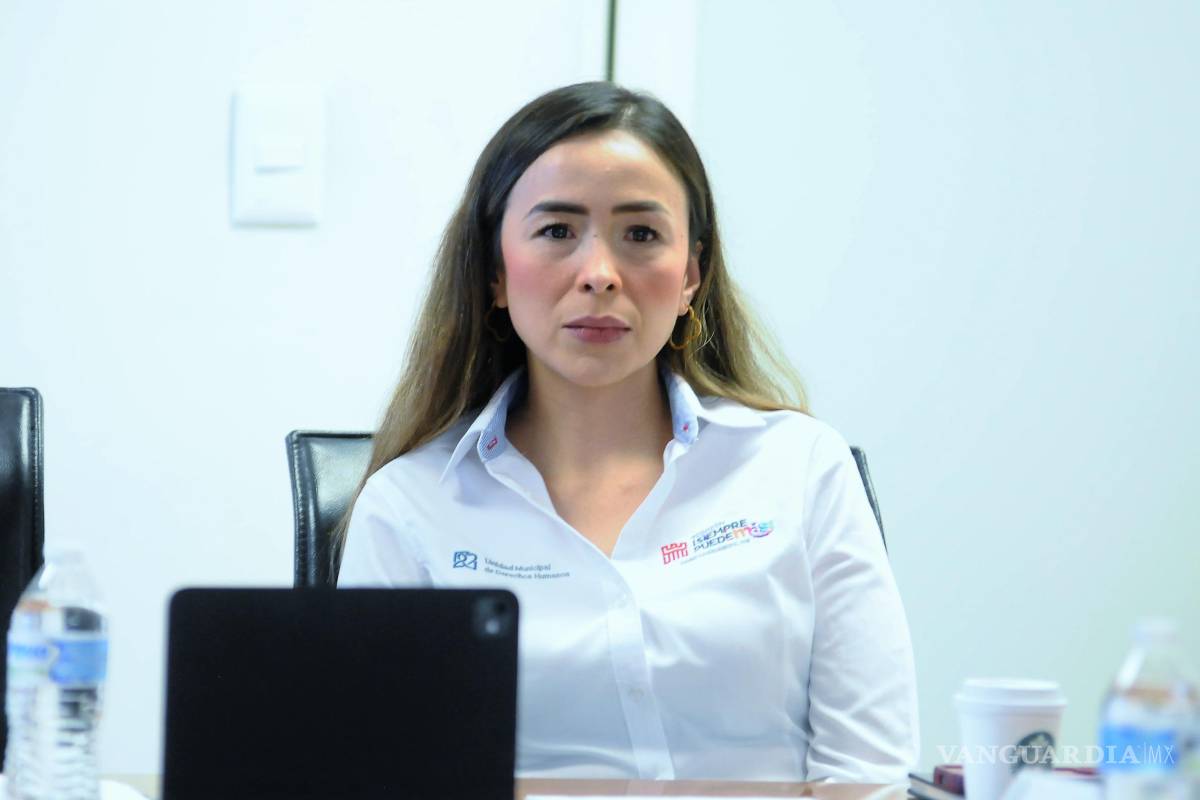 $!Joaly Jaqueline López García, durante la sesión de la Comisión de Derechos Humanos del Cabildo de Torreón.