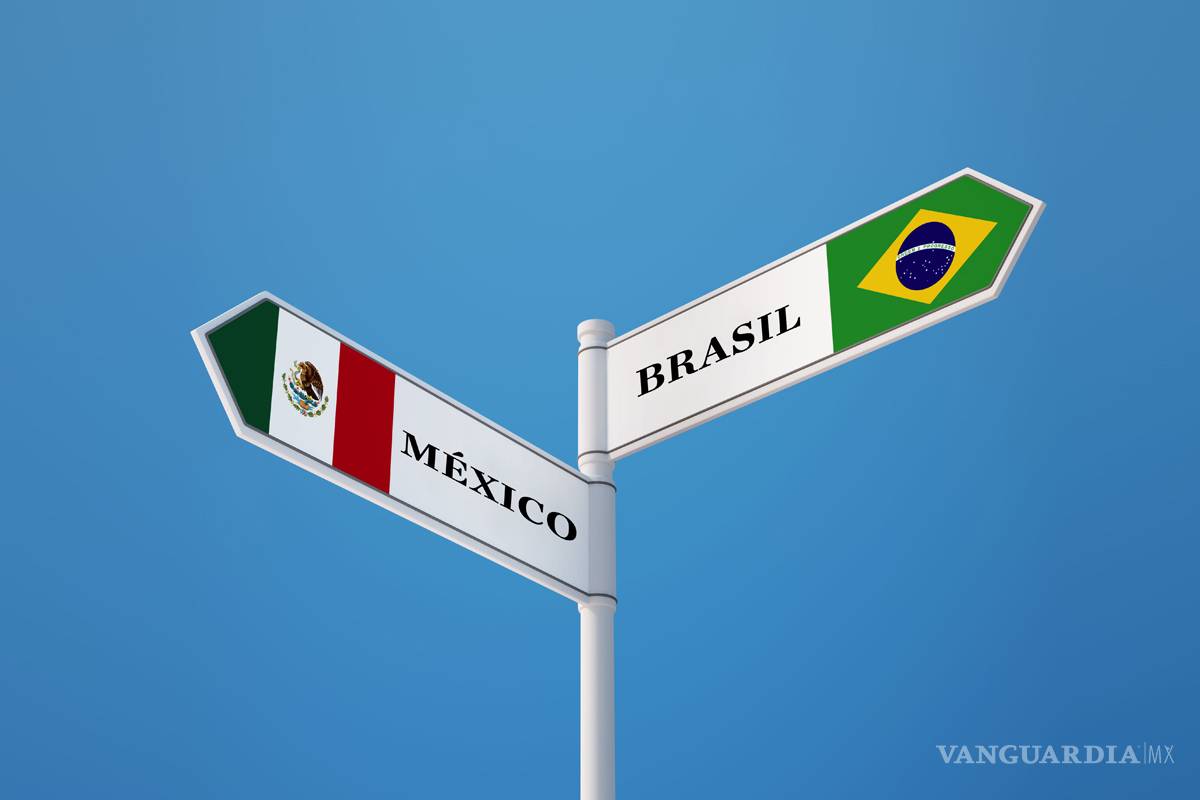 México y Brasil : Dos gigantes de espaldas