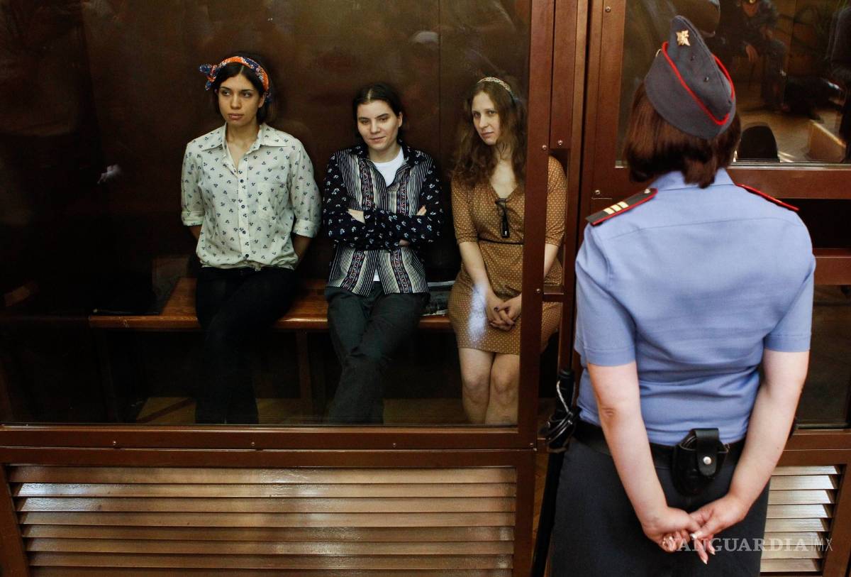 $!Rusia debe indemnizar a tres integrantes del grupo punk Pussy Riot