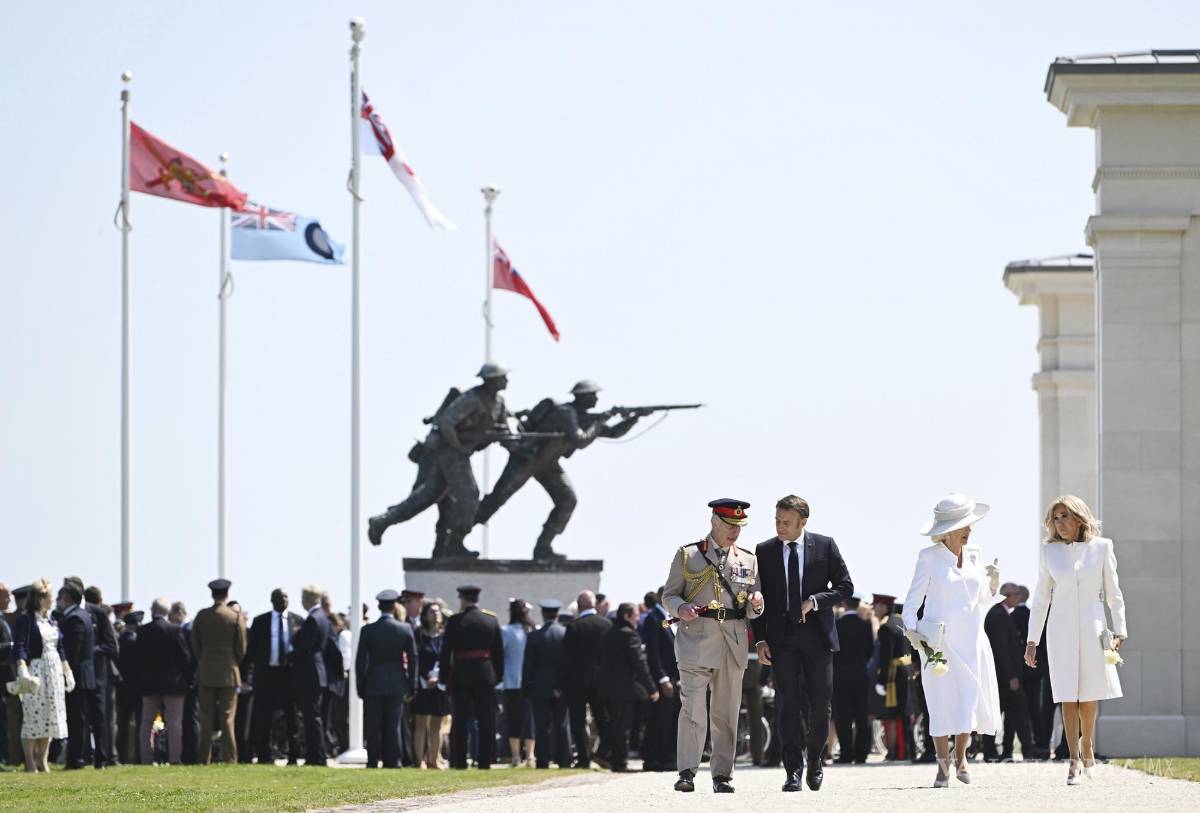 $!En conmemoración del 80 aniversario del ‘Día D’, Biden y Macrón prometen no abandonar a Ucrania