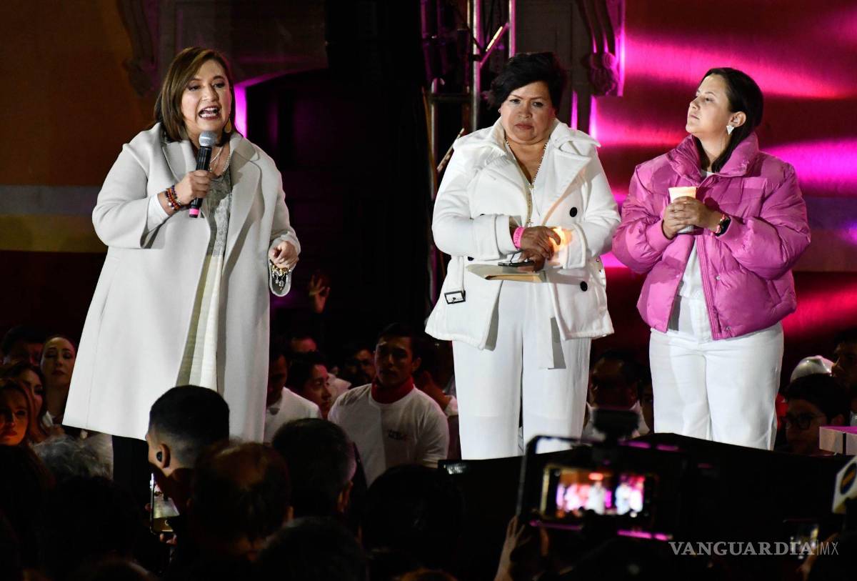 $!Xóchitl Gálvez, candidata a la Presidencia de la República en Frenillo, en Fresnillo, Zacatecas.