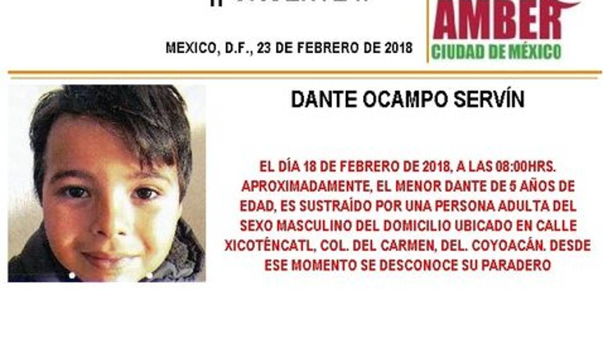 Sustraen a niño de 5 años de su casa en Coyoacán