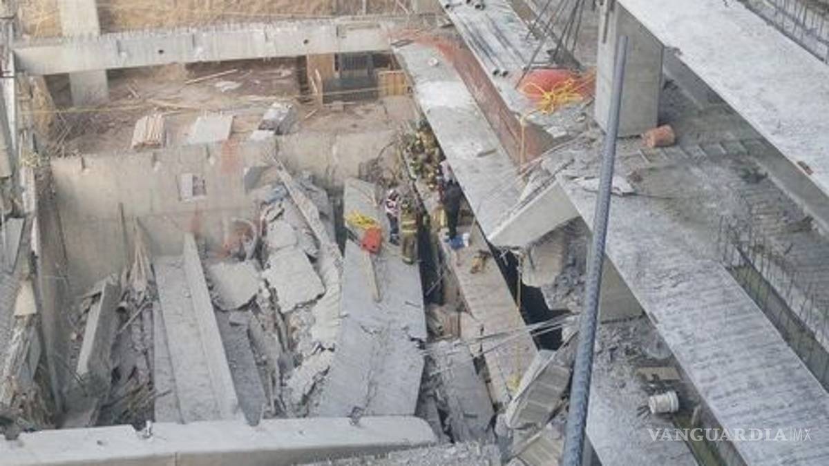 Siete muertos deja derrumbe en obra en la CDMX