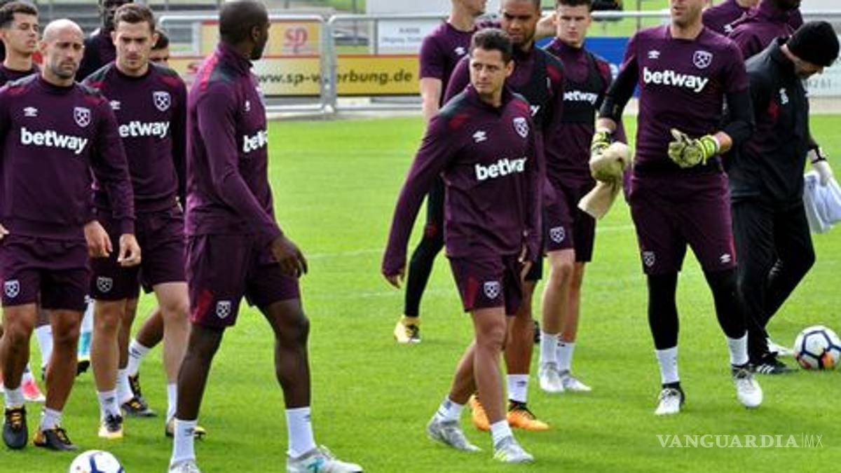 ‘Chicharito’ ya entrena con el West Ham