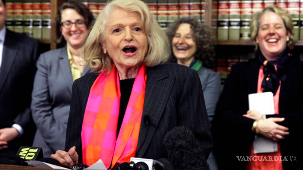 Fallece Edith Windsor, activista en favor de la igualdad de matrimonios