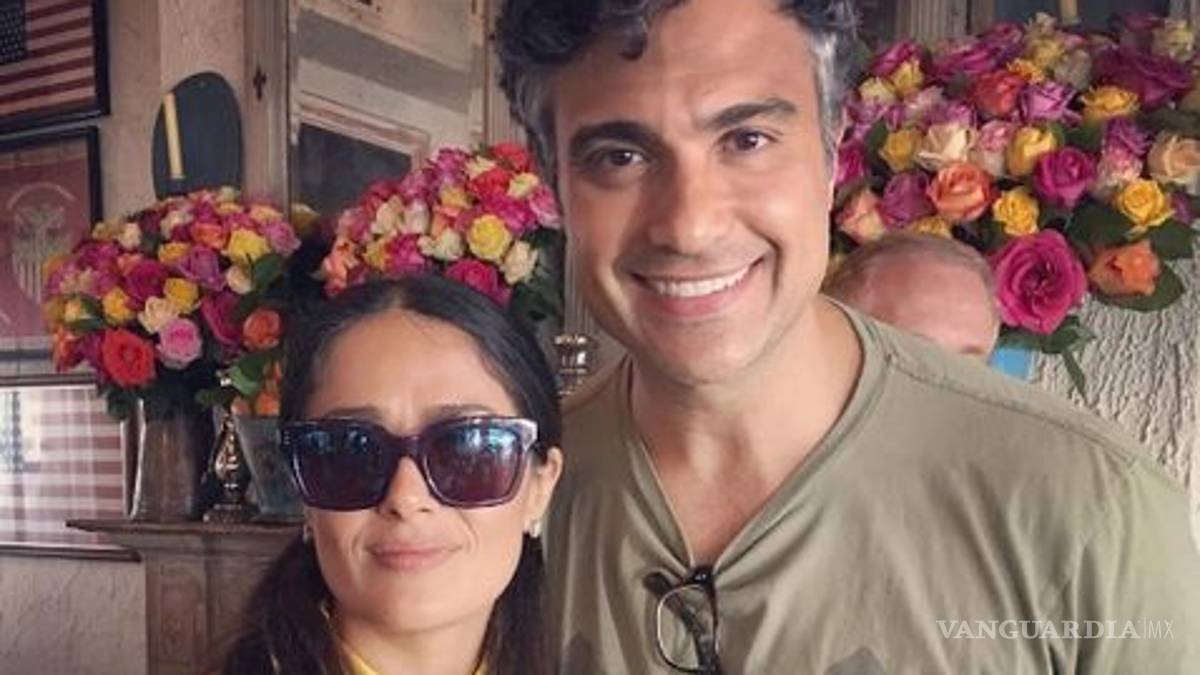Salma Hayek comparte foto junto a Jaime Camil