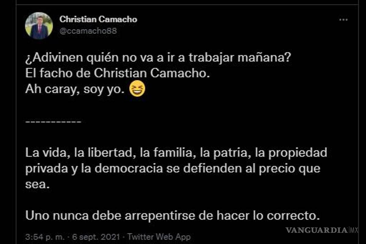 $!Despiden a encargado de redes del PAN en el Senado; fue el responsable de llevar al líder de Vox a la bancada panista