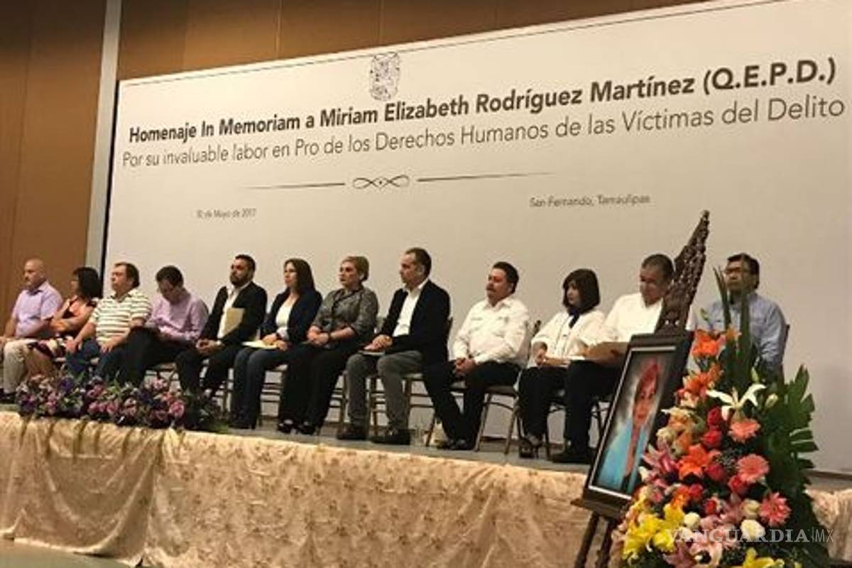 Rinden homenaje a Miriam Rodríguez