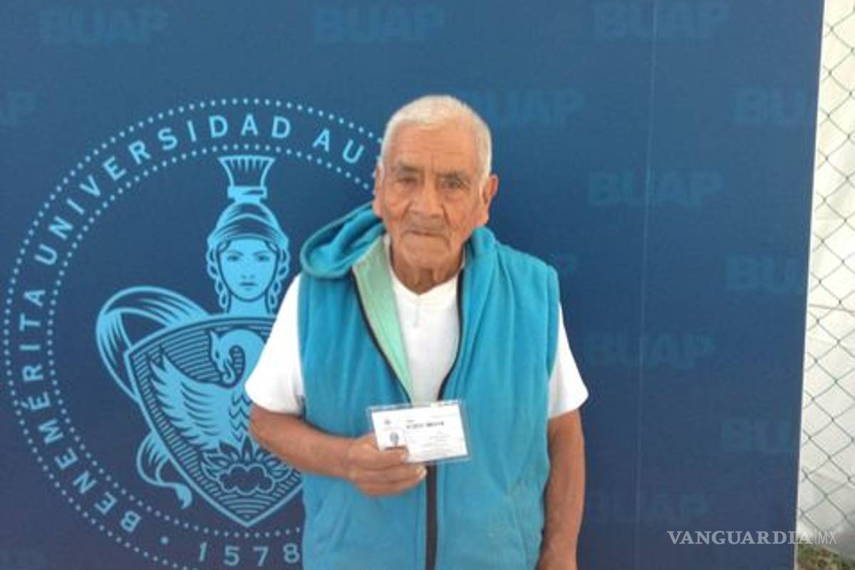 La Universidad Autónoma de Puebla tendrá un estudiante de 79 años