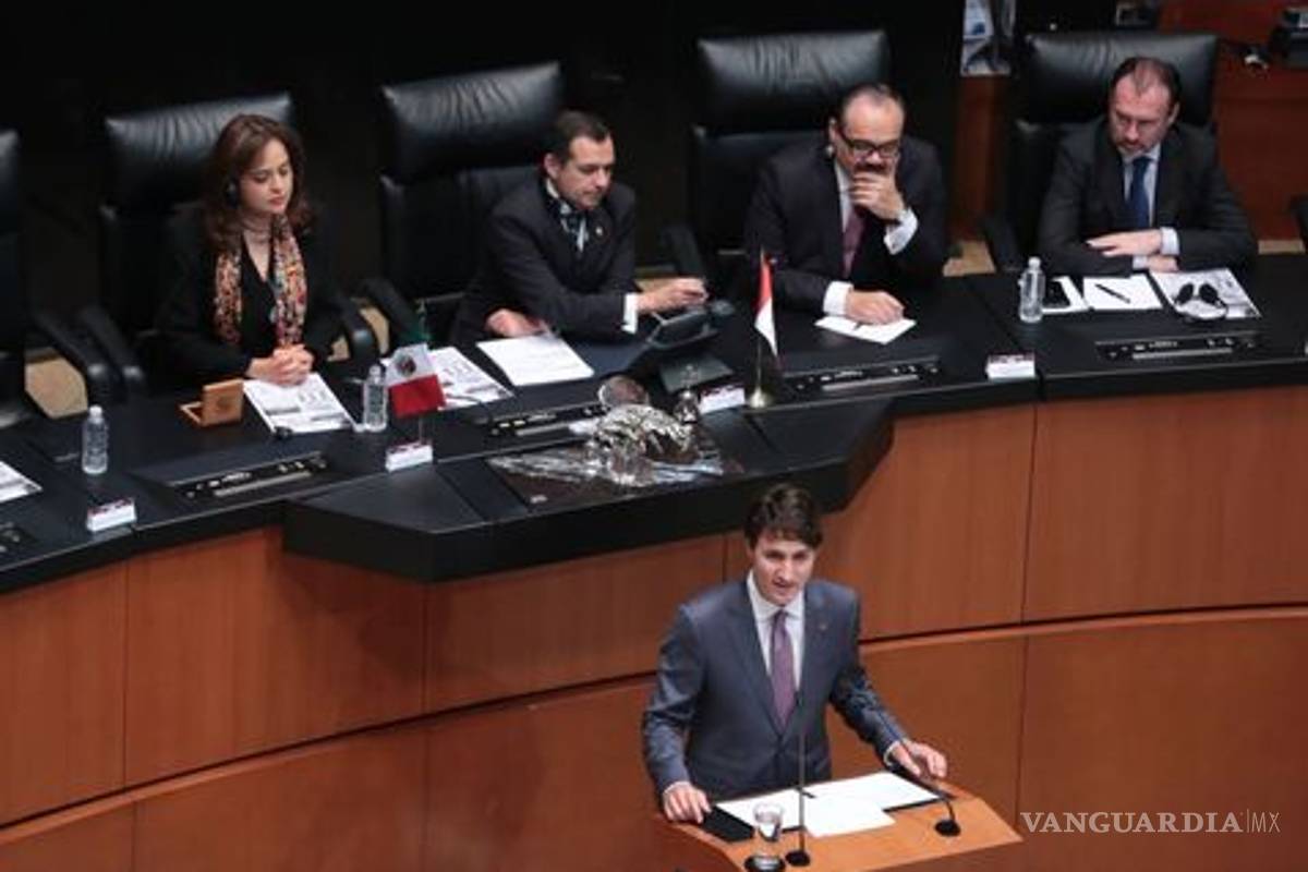 Ante el Senado, Trudeau pide mejores normas laborales y salarios para trabajadores mexicanos