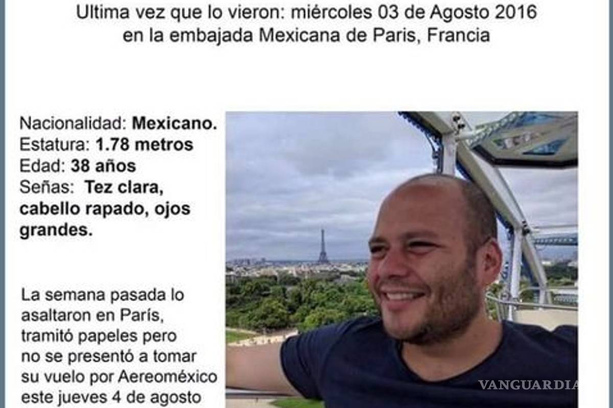 Interpol activa alerta por desaparición de mexicano