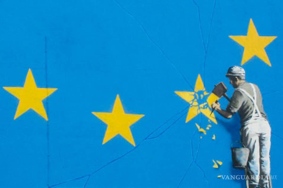 Banksy reaparece con mural sobre el 'Brexit'