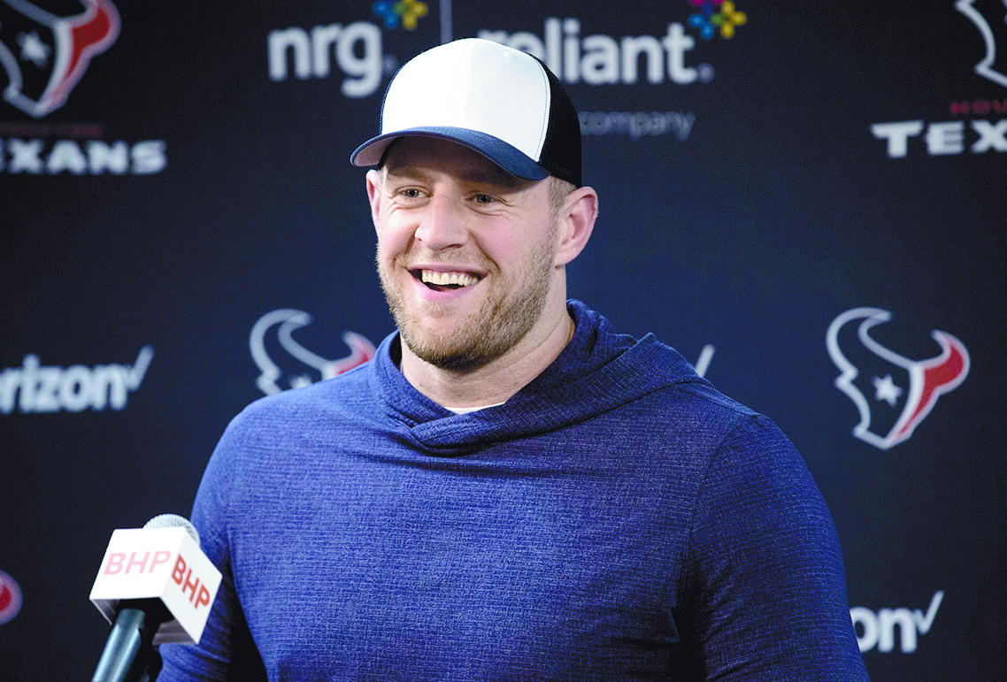 J.J. Watt está listo para jugar ante Bills