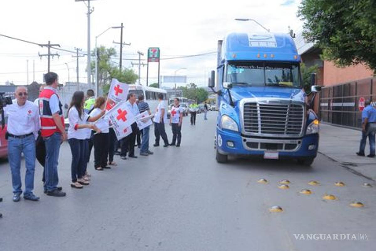 Envía Cruz Roja de Torreón apoyo a los damnificados de Oaxaca
