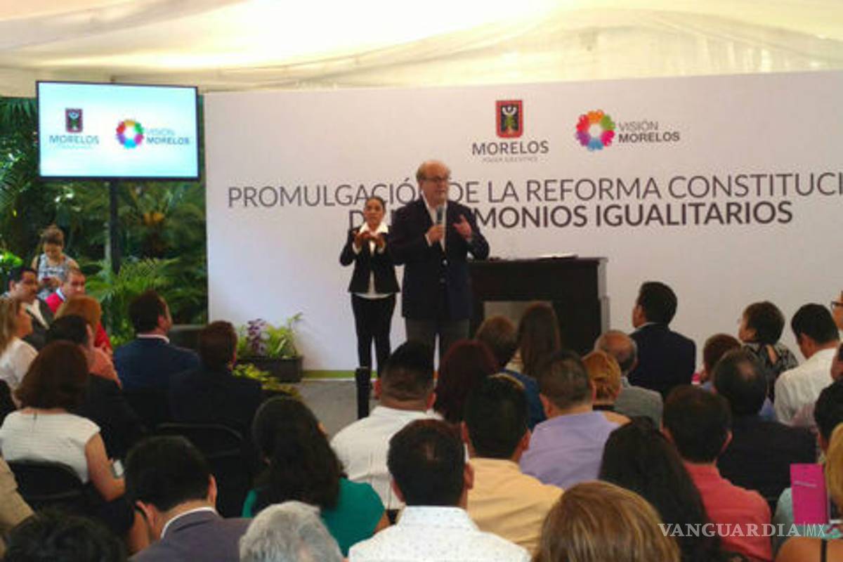 Morelos es el primer estado en promulgar ley sobre bodas gay