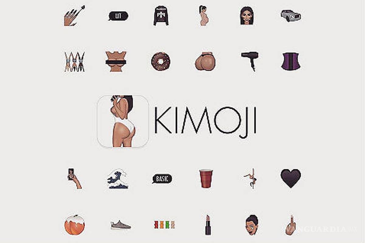 Llegaron los 'Kimojis' de Kim Kardashian