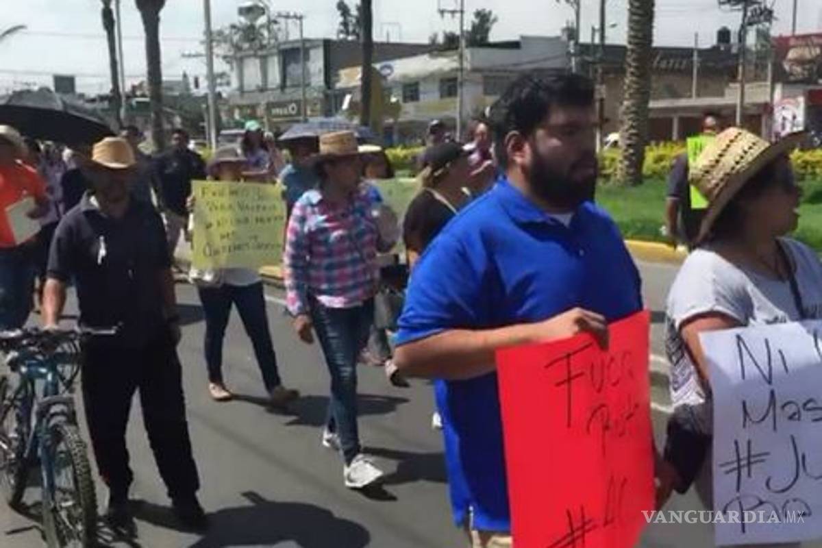 Exigen justicia para Valeria con marcha en Neza