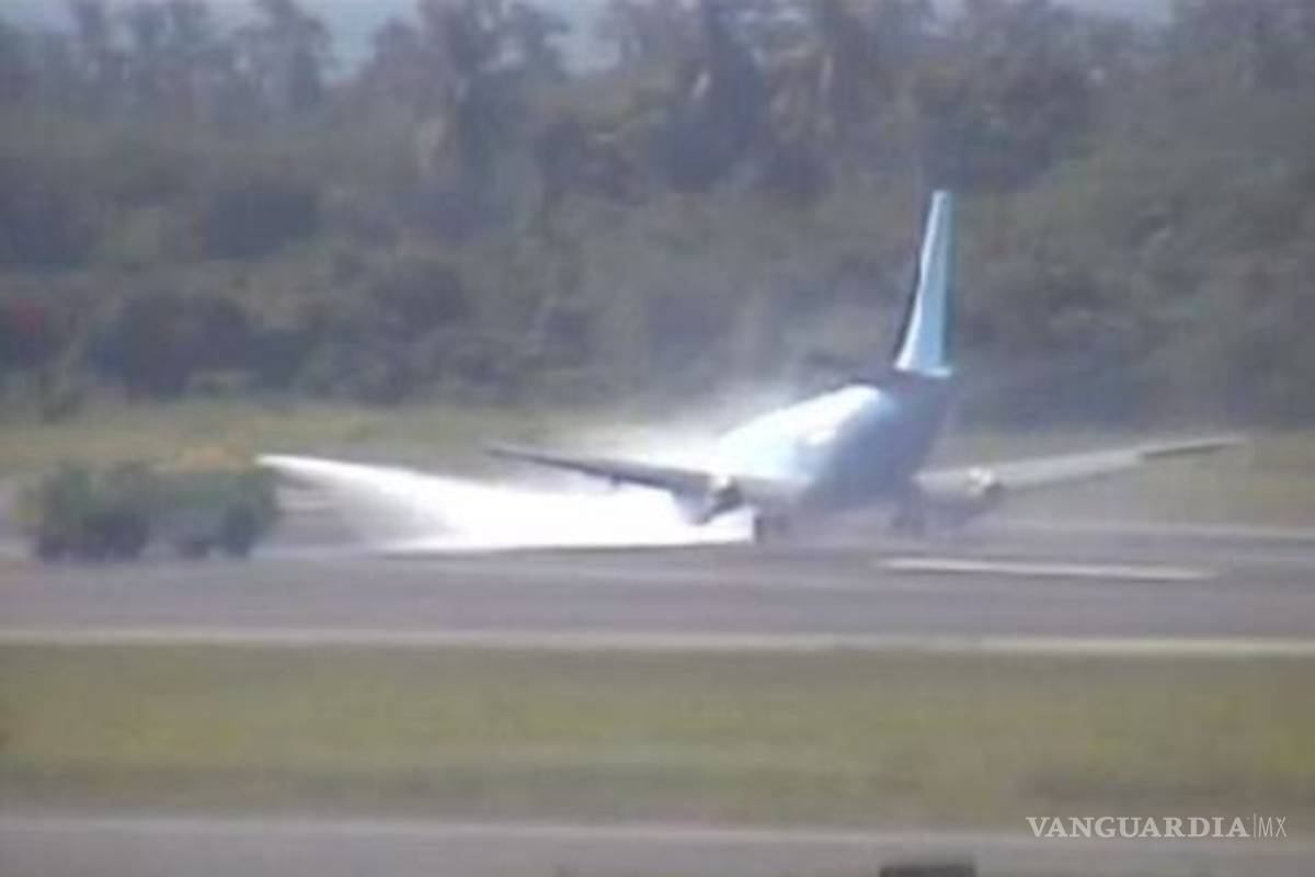 En 2010, avión de Global Air aterrizó de emergencia en Vallarta