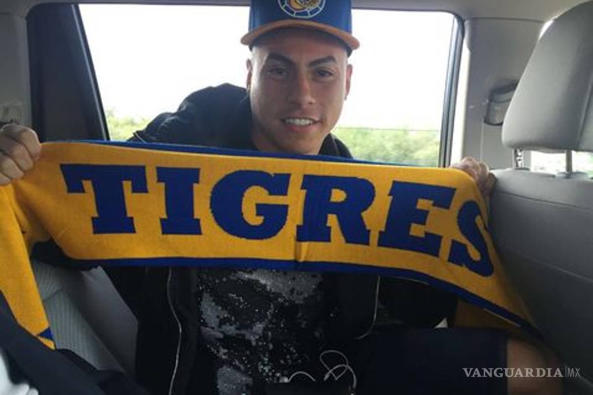 Eduardo Vargas, el nuevo Tigre, llega a México