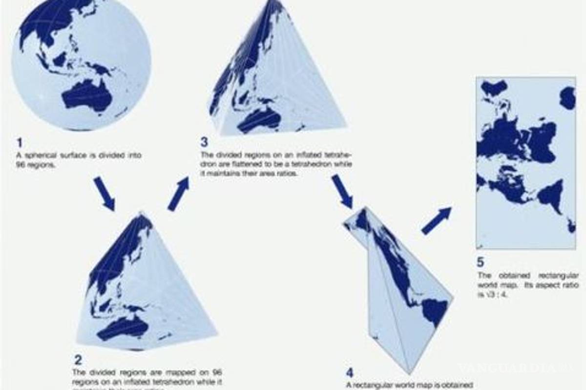 $!Este es el mapa real del mundo, el 'mapamundi' siempre estuvo mal