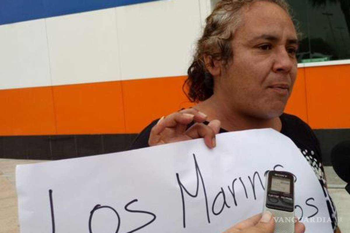 Mujer de Tamaulipas acusa a elementos de la Marina de asesinar a su esposo