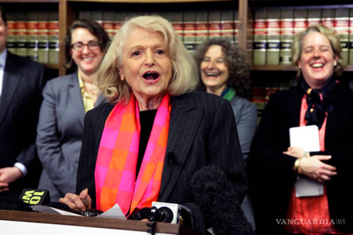 Fallece Edith Windsor, activista en favor de la igualdad de matrimonios