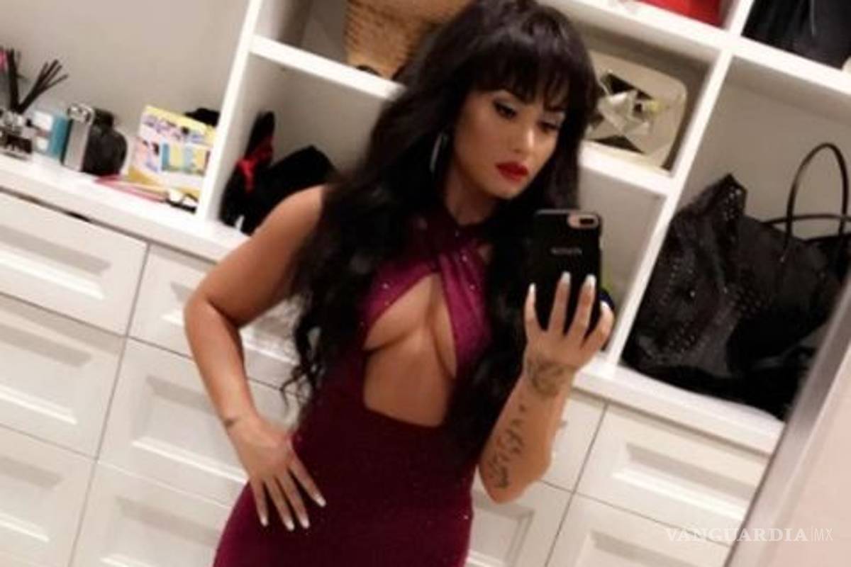 Demi Lovato se transformó en Selena Quintanilla