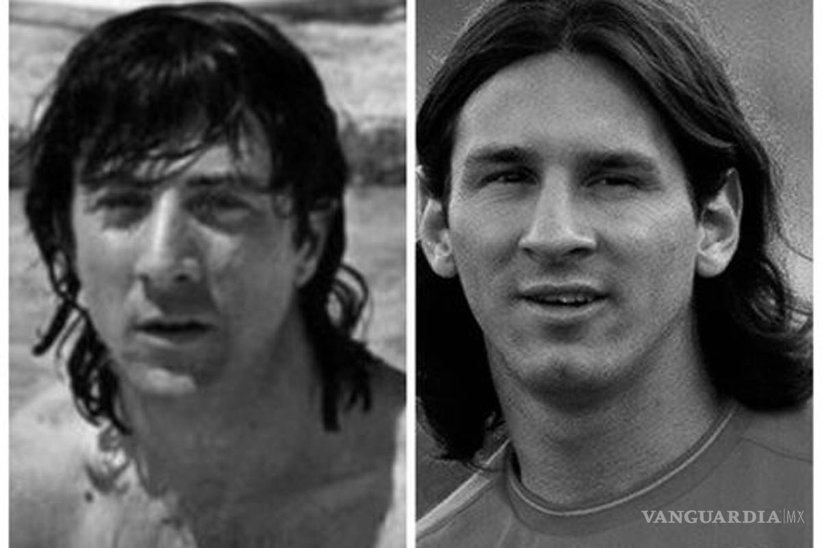 Dustin Hoffman y su gran parecido con Lionel Messi