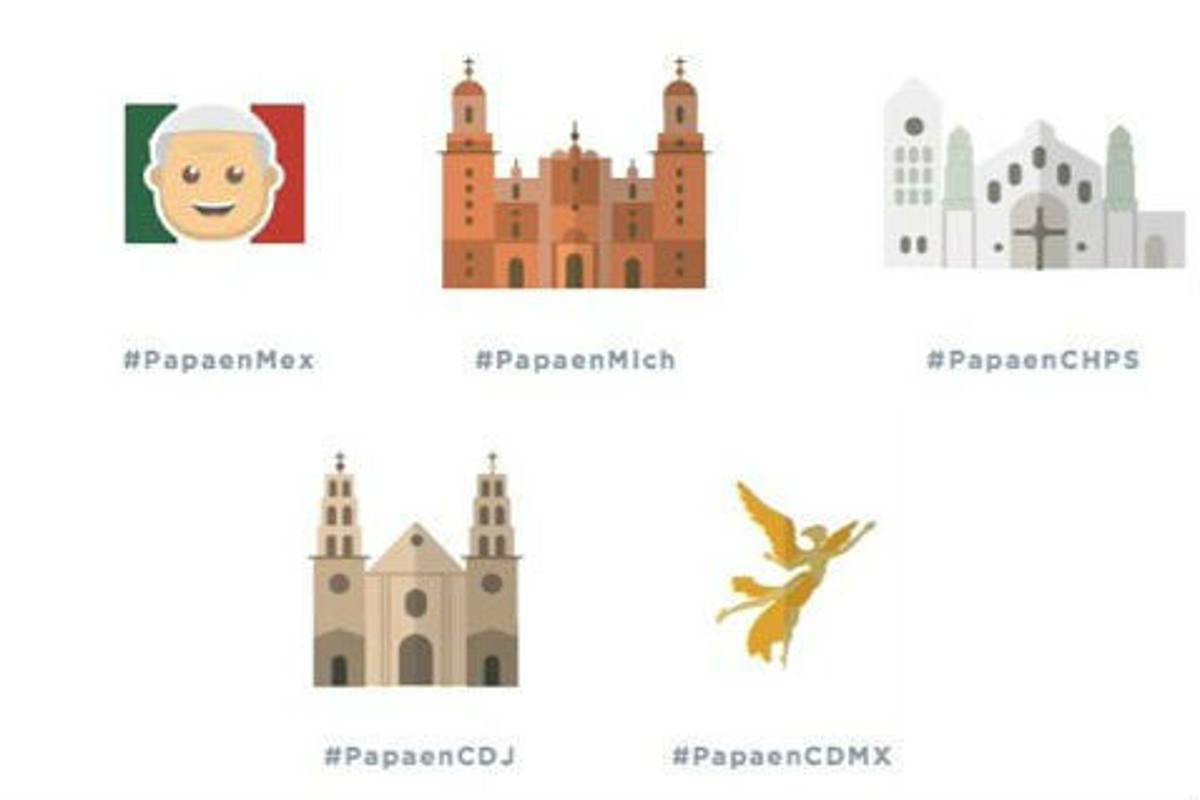 Twitter lanza emojis especiales por visita del Papa Francisco a México