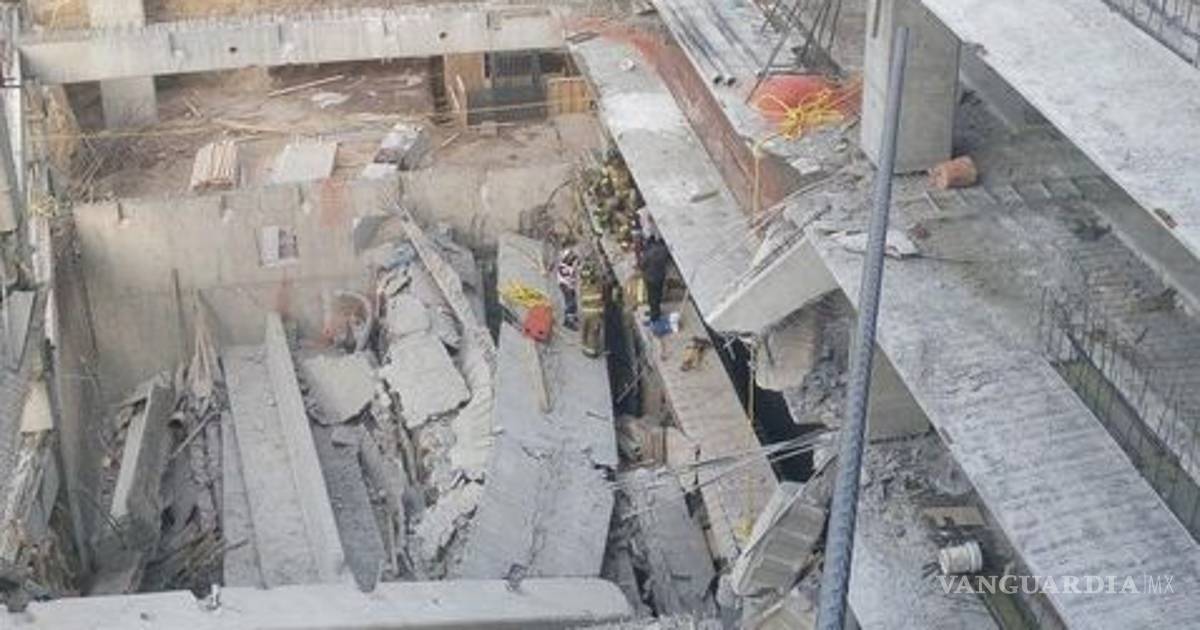 Siete muertos deja derrumbe en obra en la CDMX