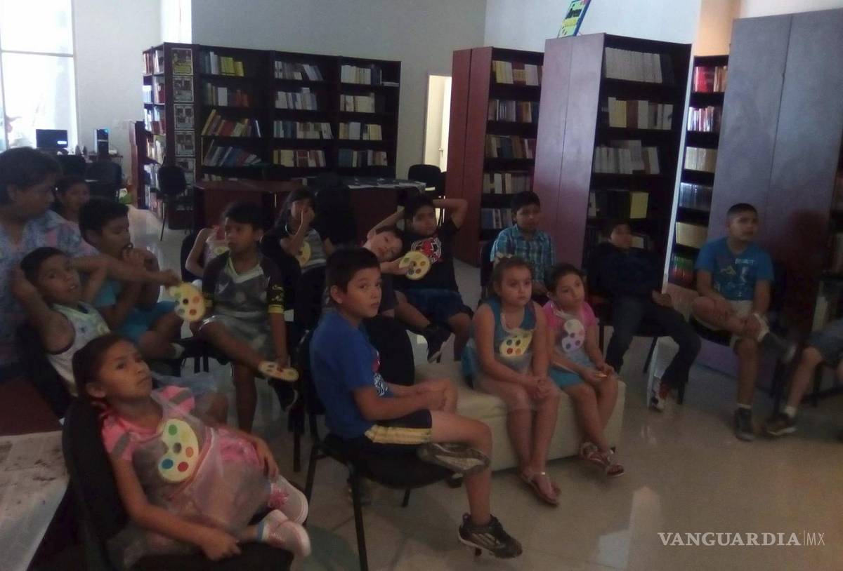 $!Realizan en Infoteca de Piedras Negras taller de lectura