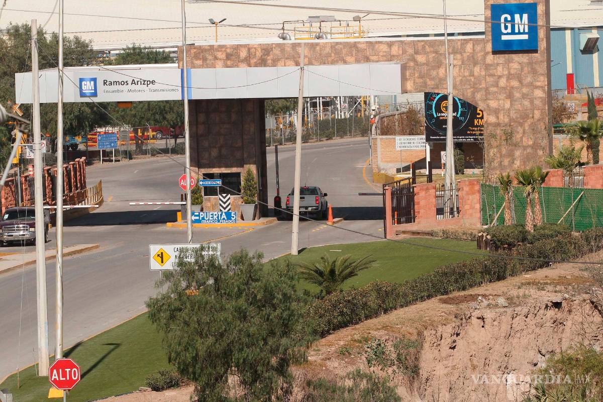 Por falta de materia prima para planta de General Motors