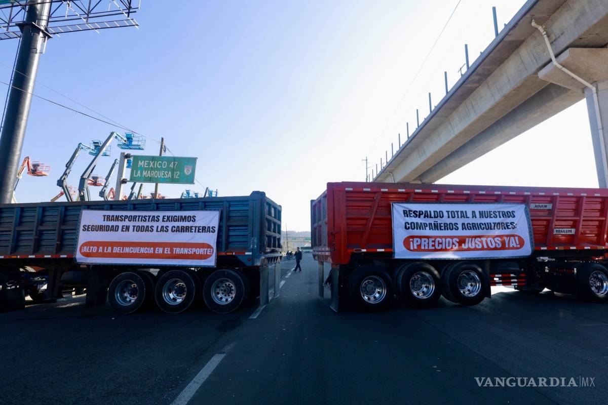 Bloqueos de los transportistas provocan pérdidas de hasta 6 mil mdp